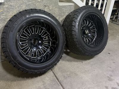 Arkon Wheels and General Grabber A/TX Tires Set