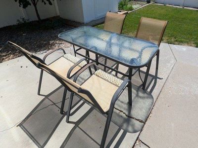 Patio dining set from Pier 1 Imports