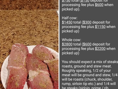 Half beef