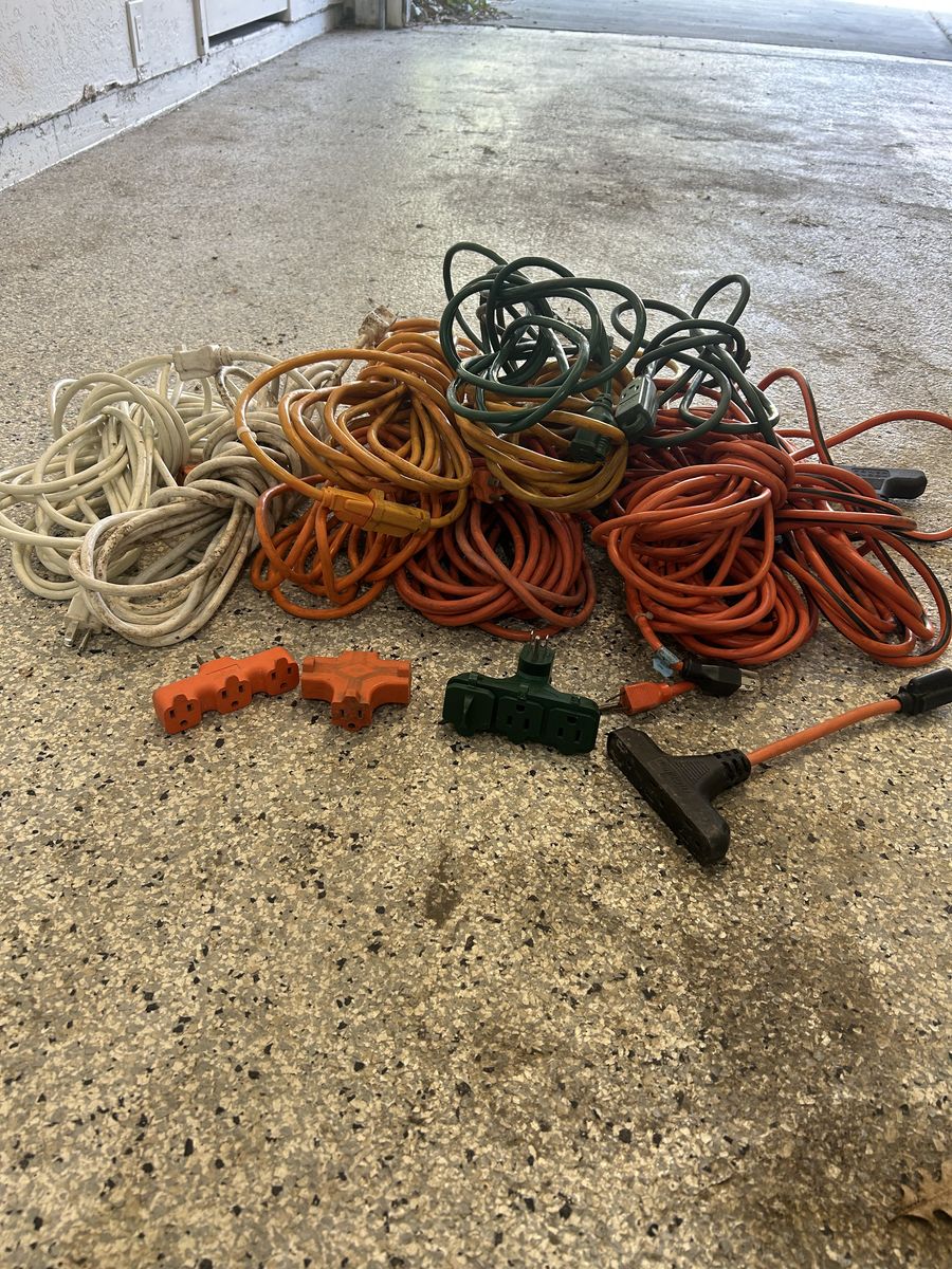 Heavy duty extension cords