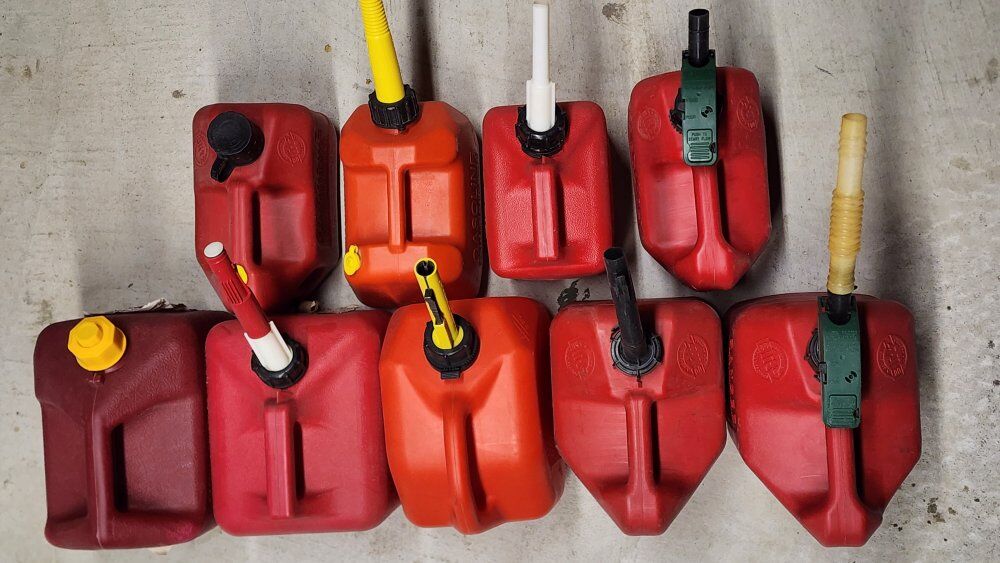 Multiple Gas Cans