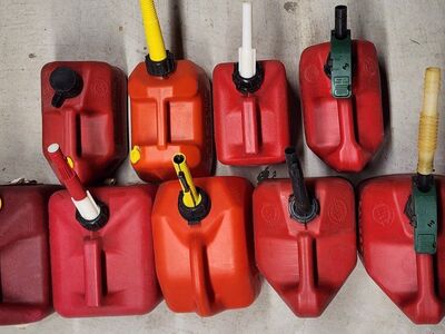 Multiple Gas Cans