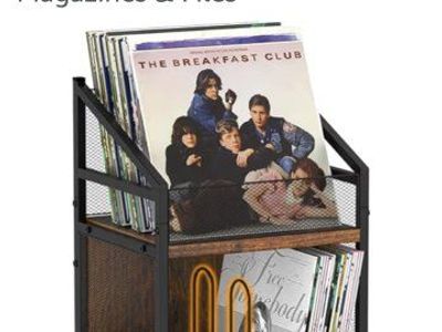 New in Box! Vinyl Record Storage Cabinet Rack