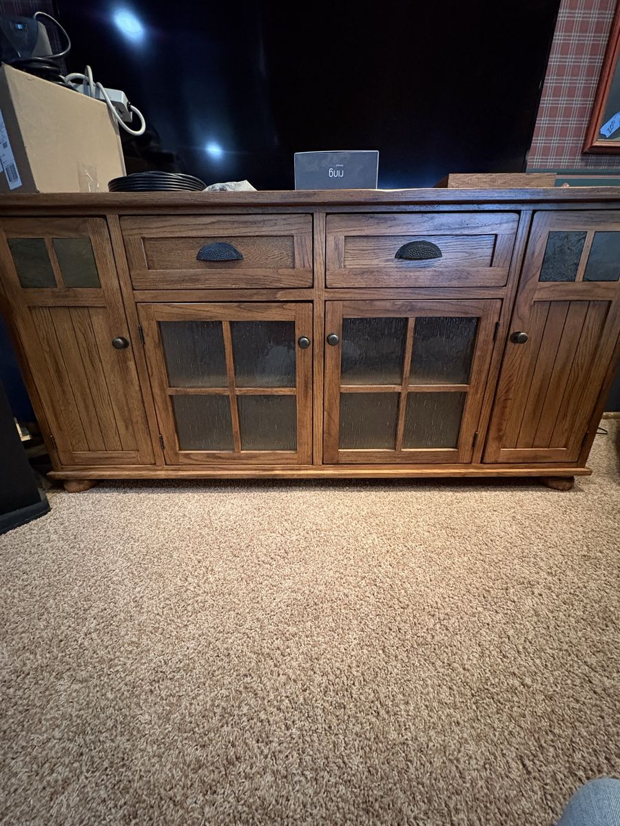TV Console Sideboard Hutch