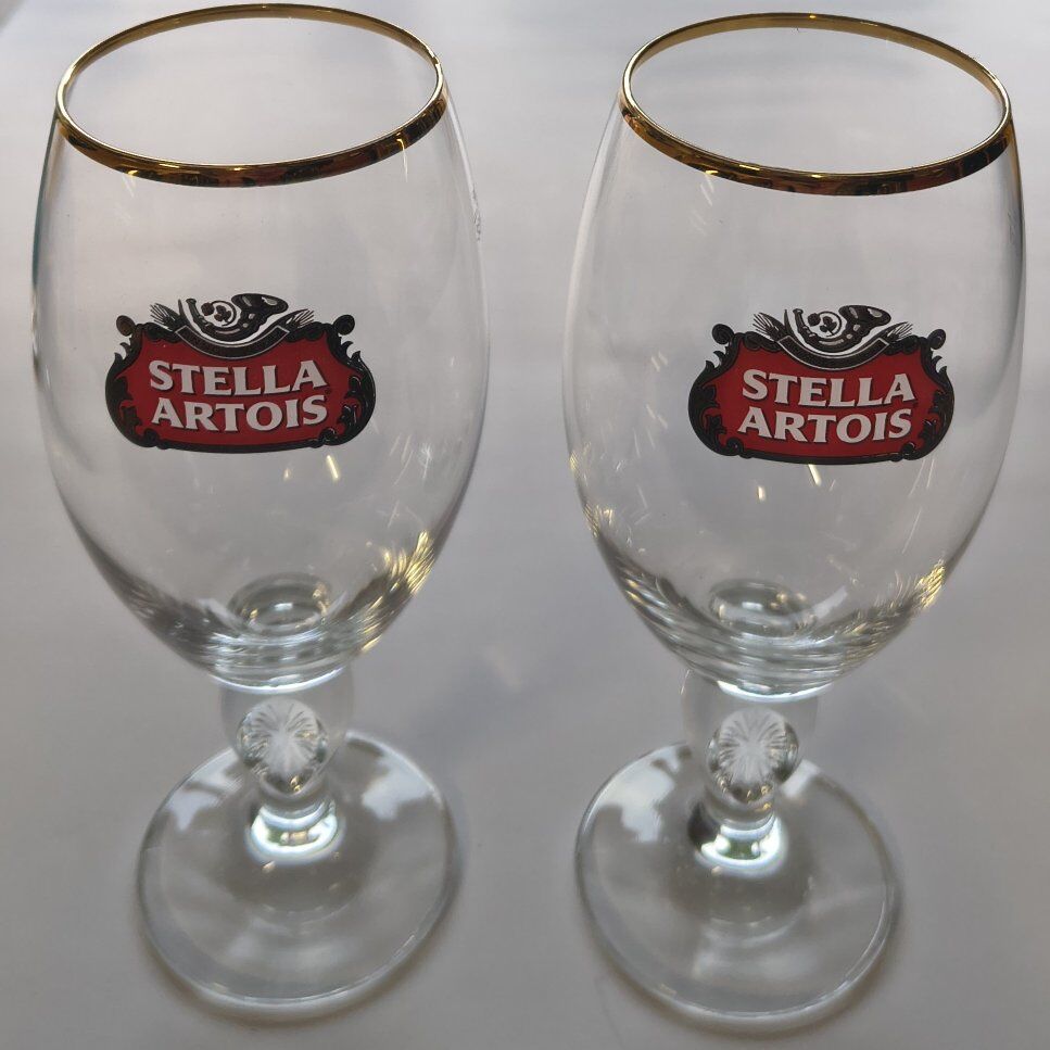 Stella Artois glasses