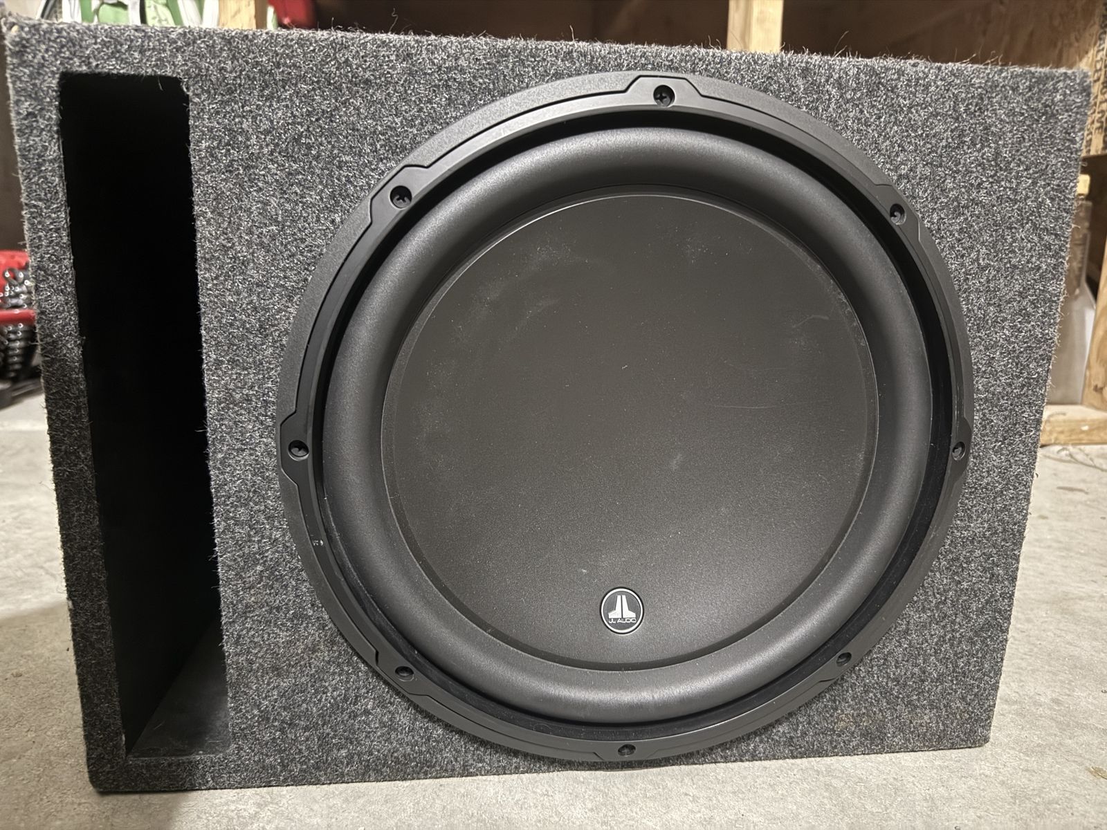 JL Audio subwoofer and amp