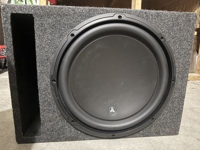 JL Audio subwoofer and amp