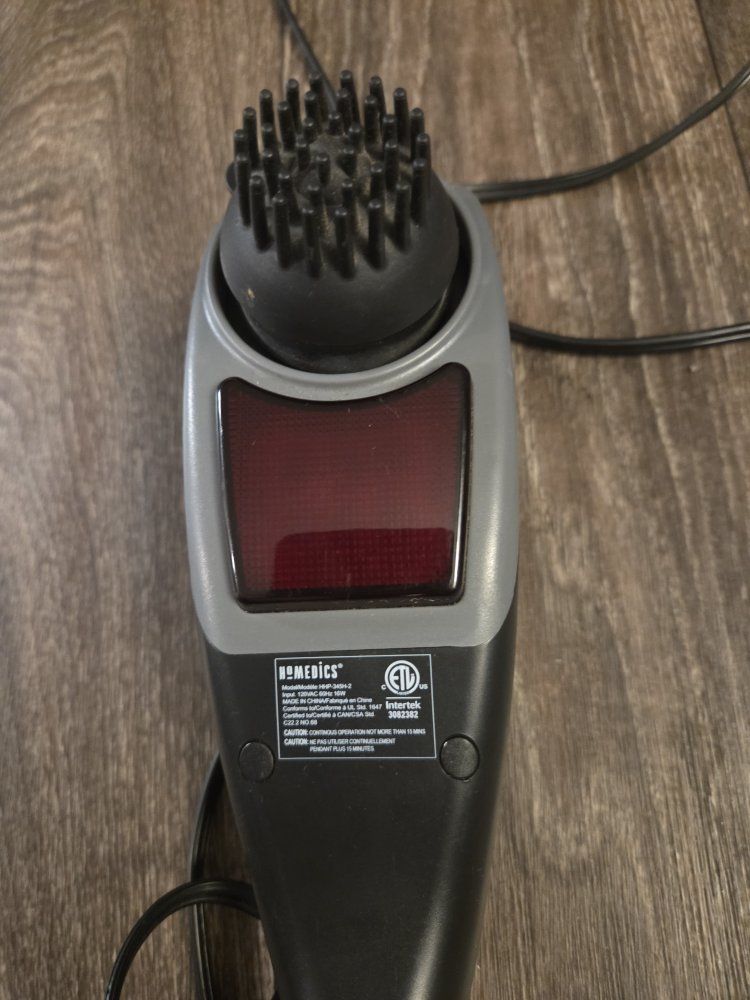 HoMedics HMV-200H-2 Handheld Percussion Massager with Heat - Gray/Black