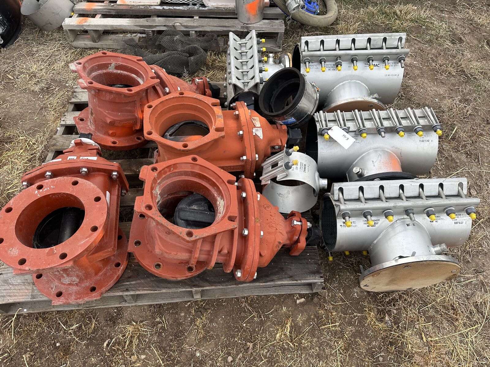 Mueller gate valves/Romac’s