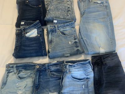 Size 27/28 women’s kancan jeans and shorts