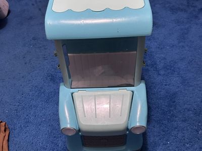 Our Generation Light Blue Pet Grooming Van Doll Vehicle Play Set