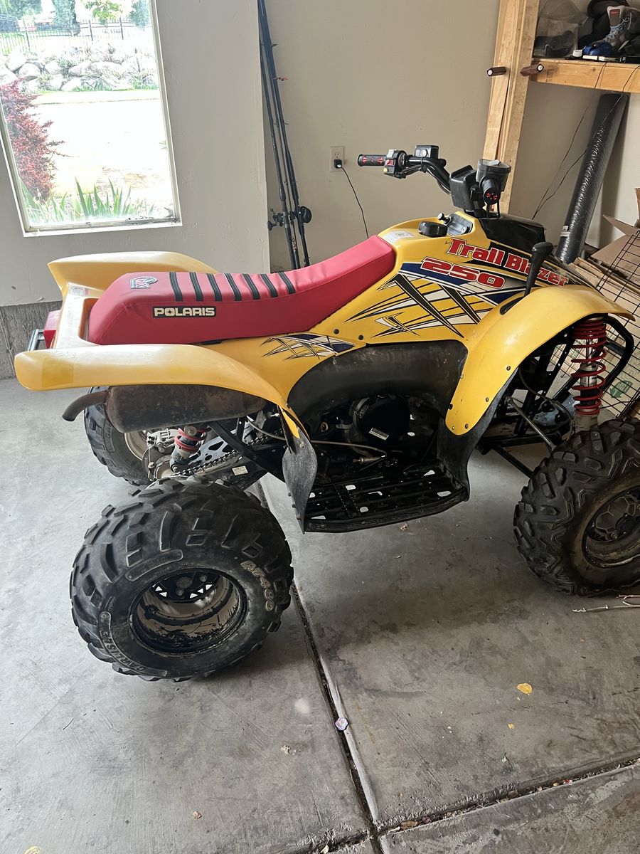 Polaris Trail Blazer 250 ATV - Yellow/Red Sport Quad
