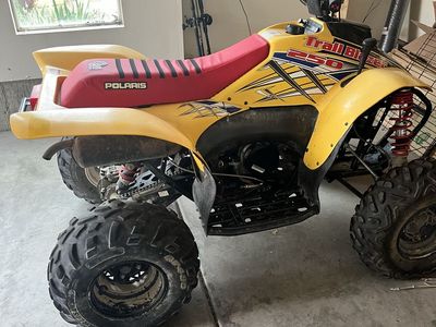 Polaris Trail Blazer 250 ATV - Yellow/Red Sport Quad