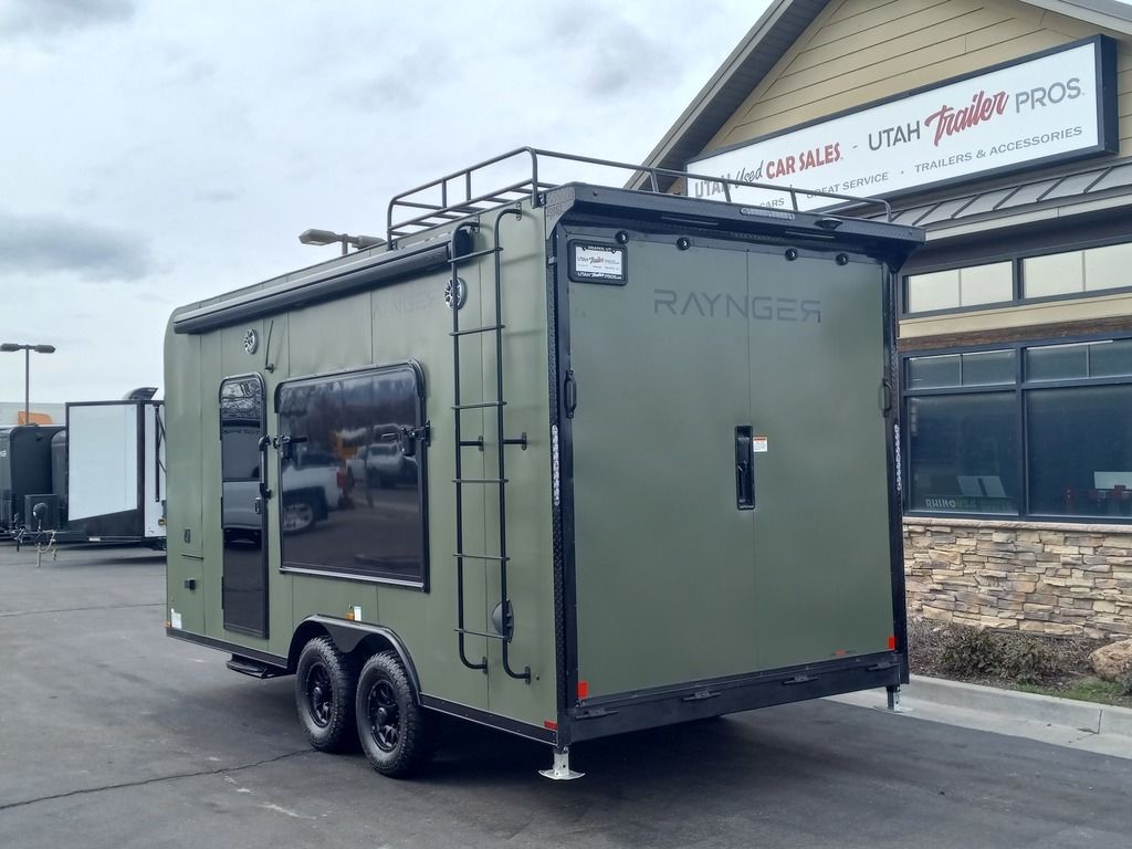 2025 Raynger Raynger 8x18 / 8.5x18 Toy Hauler Travel Trailer Bumper Pull Camper New