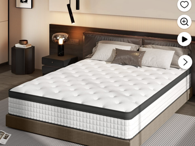 New - King Hybrid Mattress - 12"