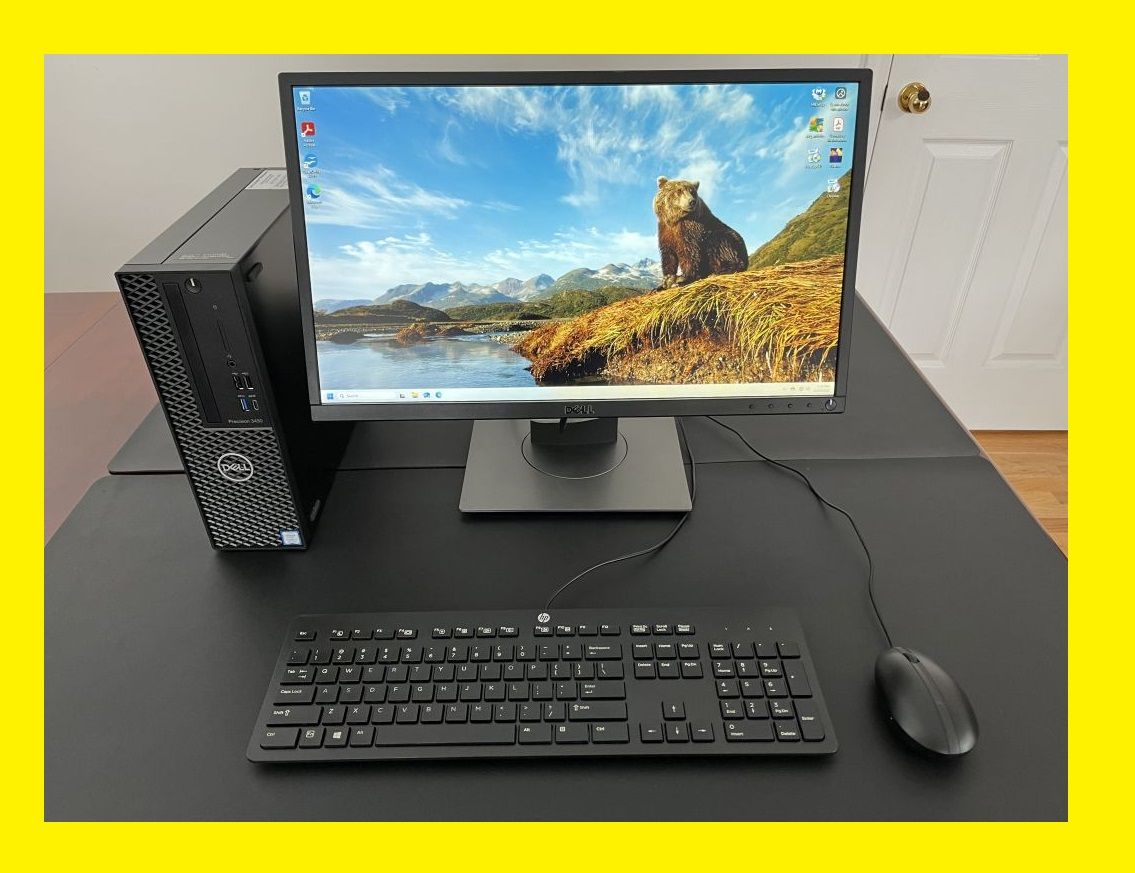 24GB RAM 6 CORE Dell i7-8700 @4.6GHz 512GB NVMe SSD Precision 3430 SFF Windows 11 Desktop Computer