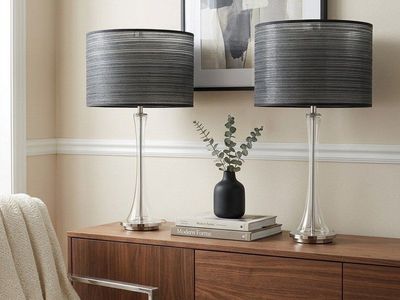 Pair of Robert Abbey Contemporary Lamps