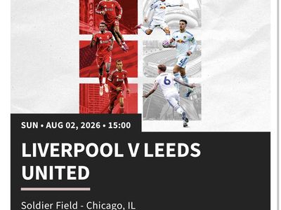 Liverpool FC vs Leeds FC Row 1 seats