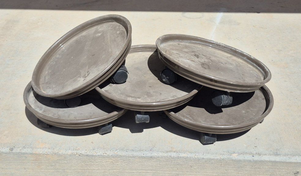 5 Plant Caddies