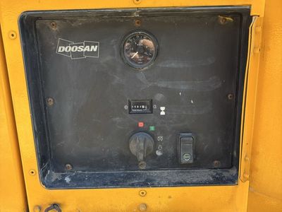 Doosan Generator - Industrial Power Equipment, Portable, Yellow