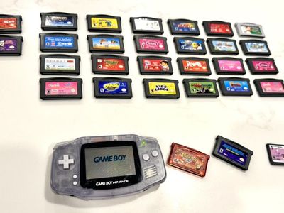 Retro Gameboy Advance Bundle With Pokemon And More