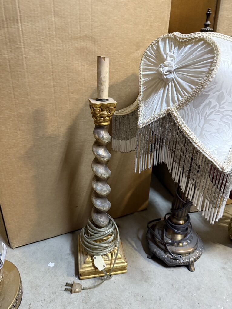 Nice Brass Colored Lamp