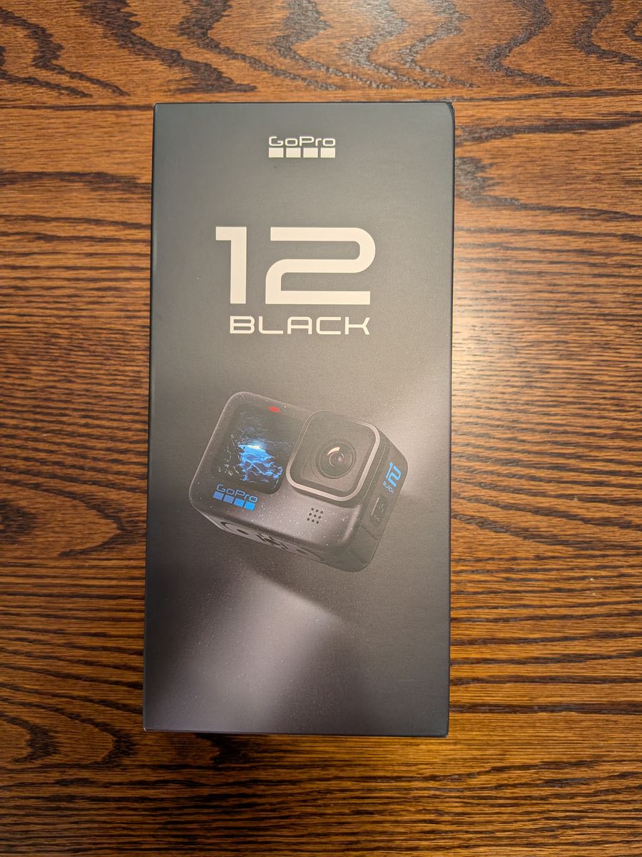 GoPro Hero 12 Black Action Camera - New (open box)