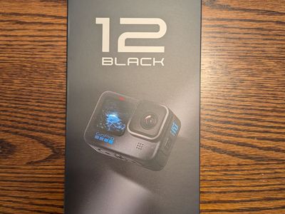 GoPro Hero 12 Black Action Camera - New (open box)