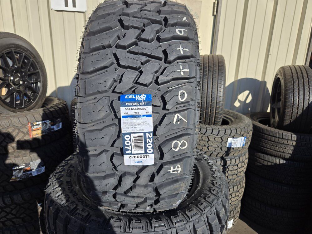 SET 33X12.50R20LT CELIMO PREVAIL M/T