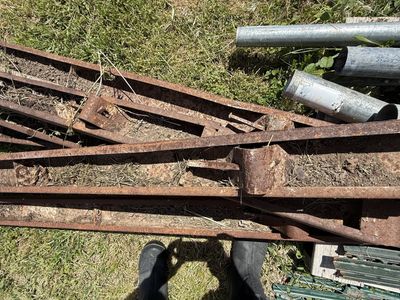 10’ x 4” concrete sidewalk patio forms