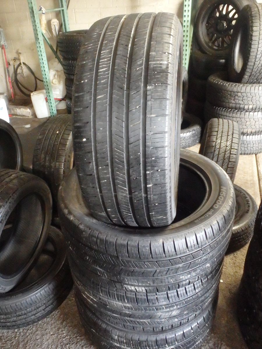 275/45R20 NEXEN N5000 PLATINUM SET OF USED TIRES