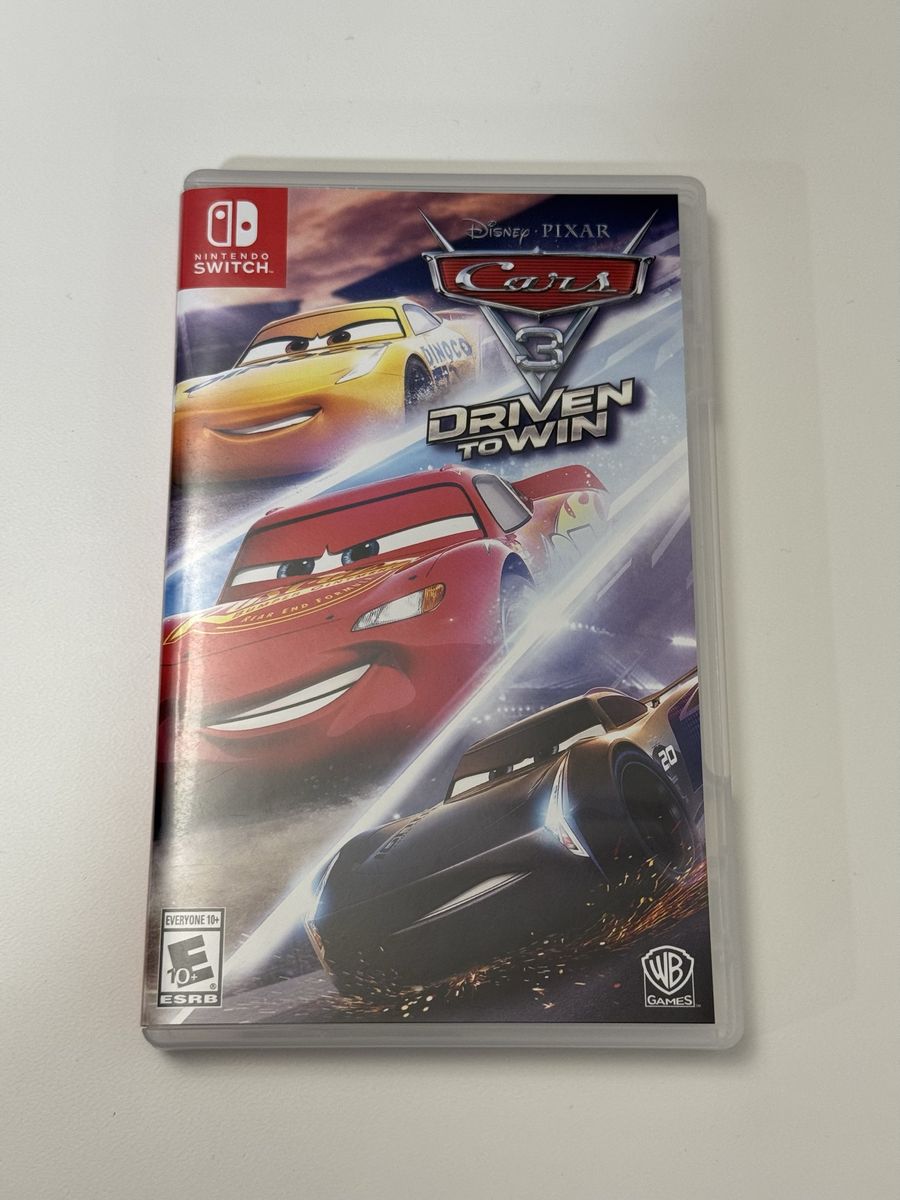 Nintendo Switch Game / Cars 3 / Good Condition