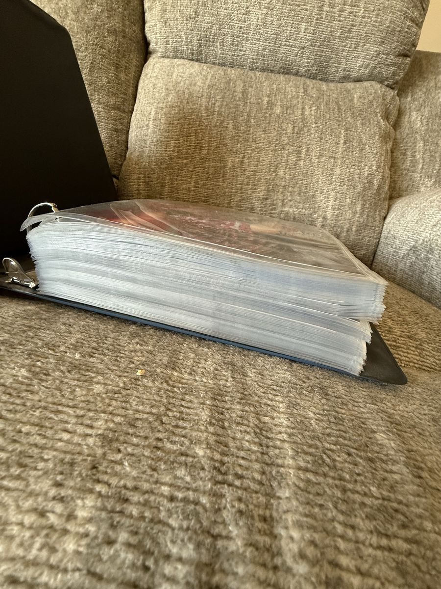 Binder with over 100 8x10 signed photos