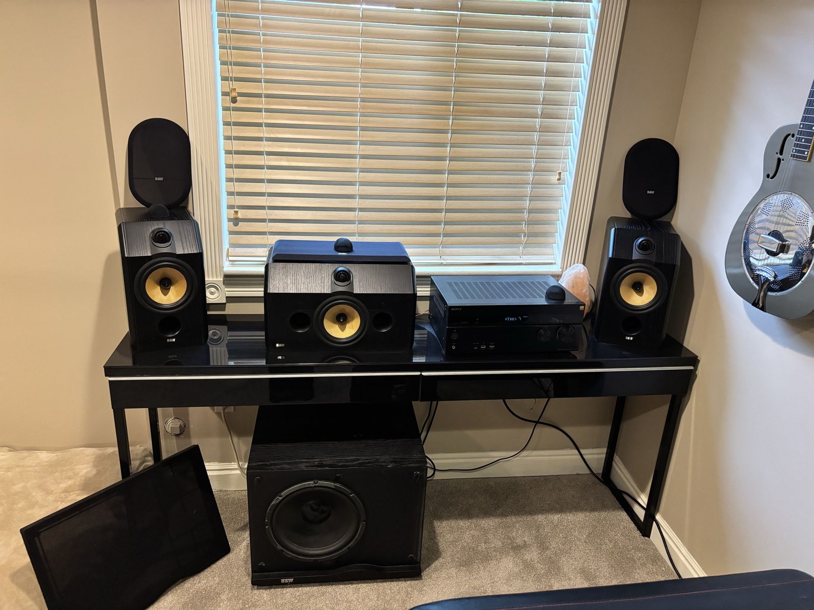 Bowers and Wilkins CDM1 special edition speakers and subwoofer