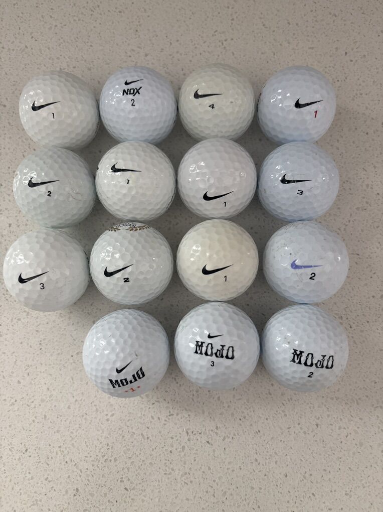 15 Used Nike Golf Balls