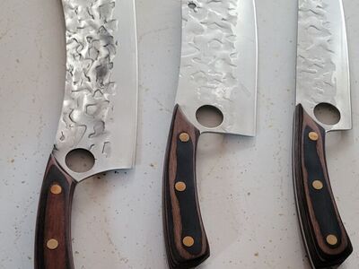 Custom knife roll and knives