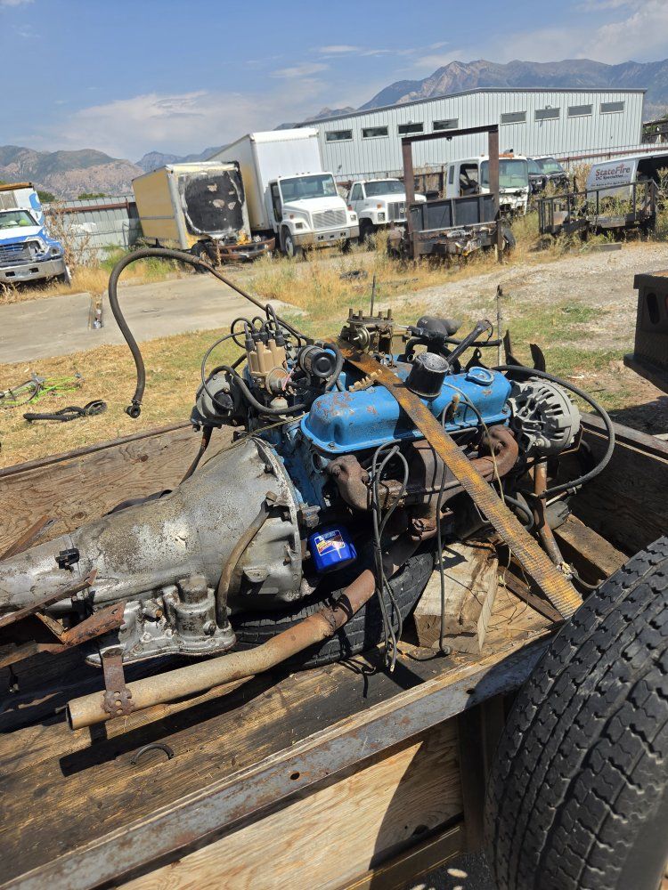 Mopar 360 engine and trans