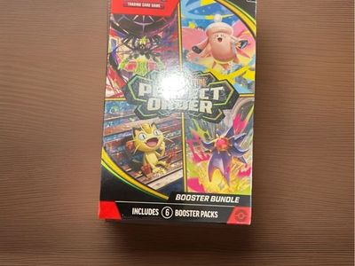 Pokemon TCG - Mega Evolution - Perfect Order Bundle 1 Box With 6 Sealed Packs