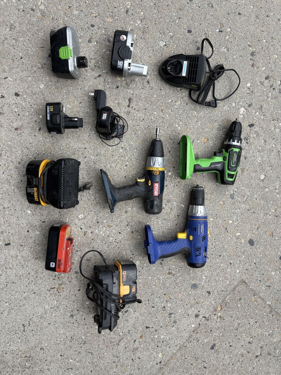 Rechargeable batteries for power tools $40 OBO