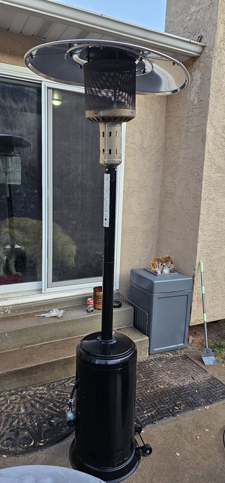 Outdoor propane patio heater