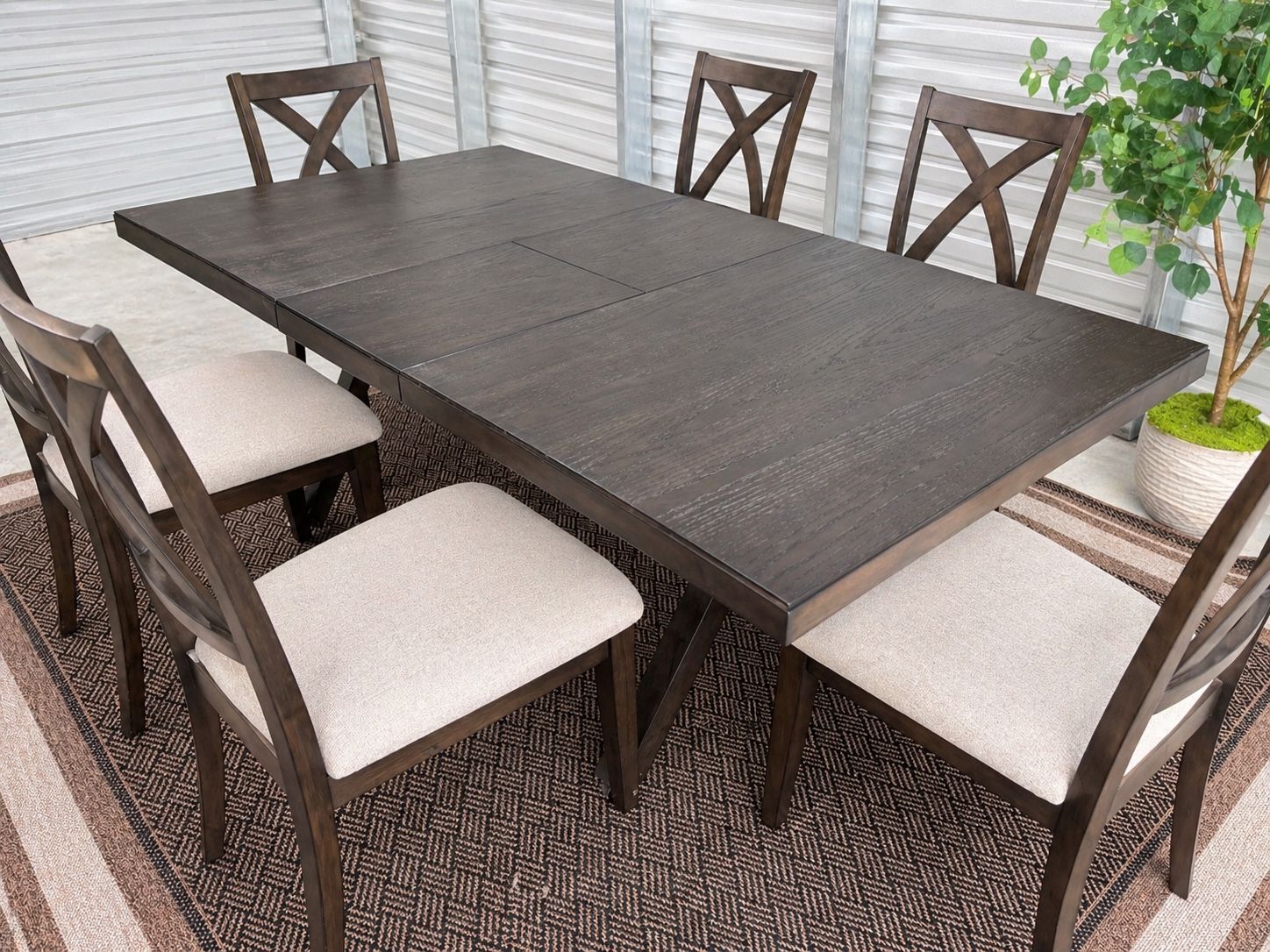 LIKE NEW COSTCO 7-PIECE DINING SET