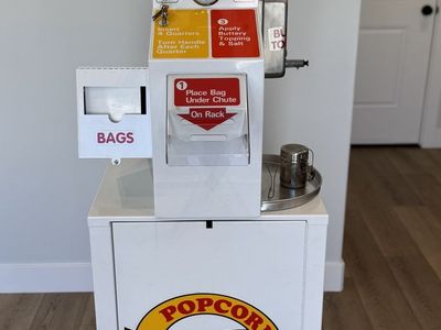 Coin Operated Popcorn Maker