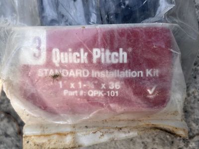 Quick Pitch Goof Proof Shower Installation Kit System Kit #QPK-101 New