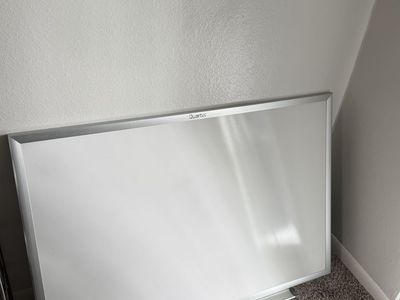 Quartet Magnetic Dry Erase Whiteboard - Aluminum Frame, 4' x 3' Wall Mount