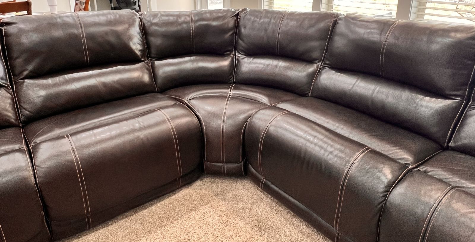 Leather Sectional Pieces
