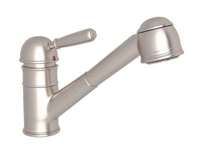 ROHL Acqui Pull-Out Kitchen Faucet - Satin Nickel