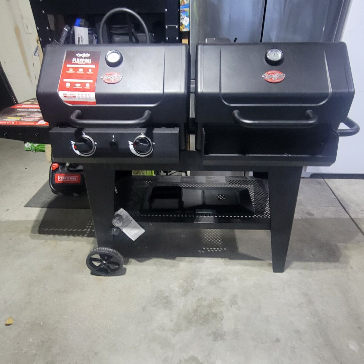 Char-Griller FlexFuel Plus Gas Charcoal Grill