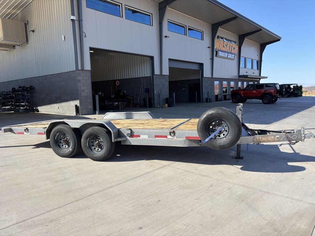 2016 Diamond C Trailer MFG. 7 X 20 HDTL Equipment Gravity Tilt Trailer