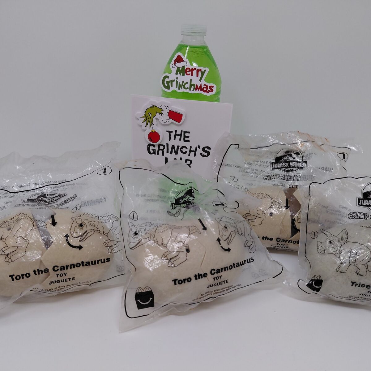 McDonald's Jurassic Park Camp Cretaceous Dino Toys