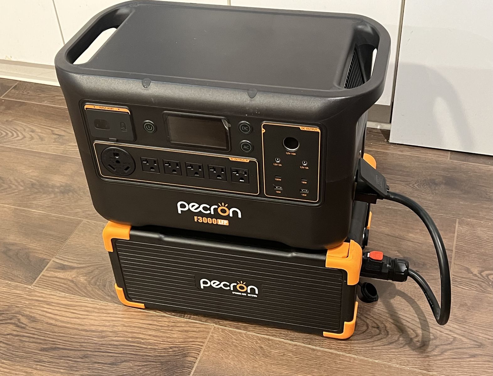Pecron 6Kwh E3000 LFP solar generator and EP3000 expansion battery